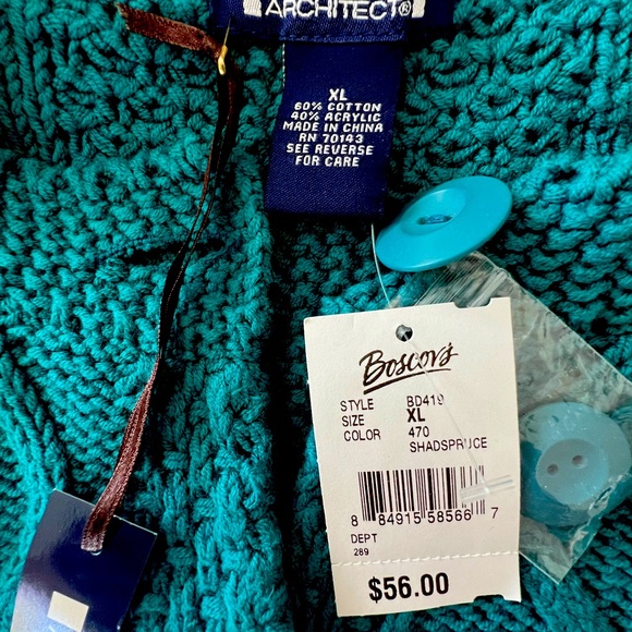 Architect button down long sleeve sweater in size XL - Picture 3 of 3